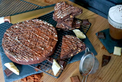 Triple Chocolate Brownies - Brownies by Post - Blog Banner