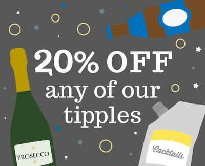 June Sponge Club Offer - 20% off Tipples - Banner