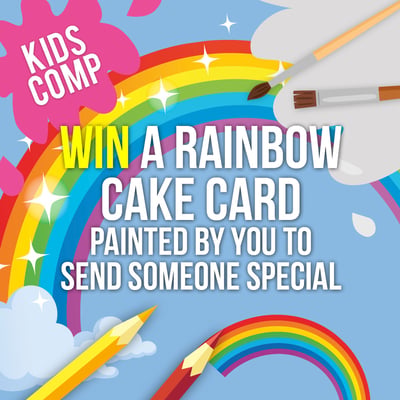 Rainbow Cake Card Competition