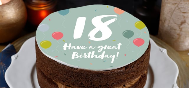 18th Birthday Cakes Delivered - 18 birthday cakes - blog banner