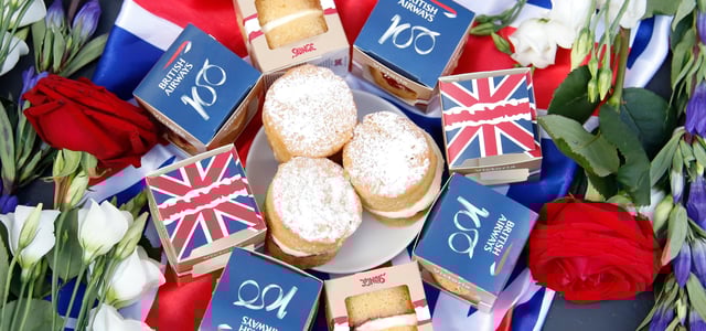 British Airways 100 year celebrations with Sponge Cakes!