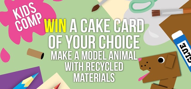 Cake Card Kids Competition - Make a Model animal