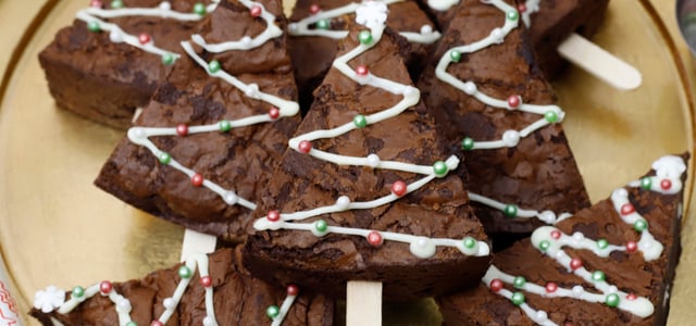 Christmas Tree Brownie - Blog Banner