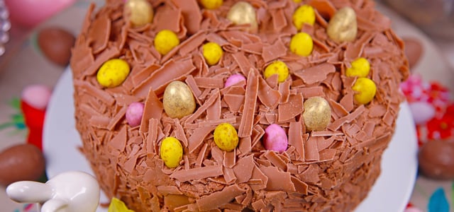 Gluten Free Easter Chocolate Pinata Cake