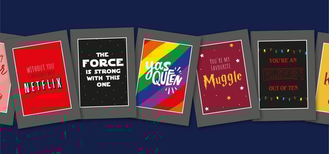 Film TV and Games Cards Banner
