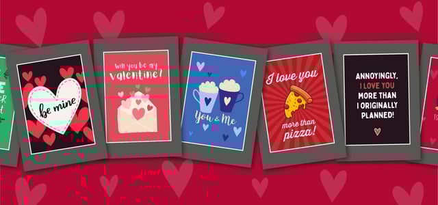 Valentine's Cards Banner