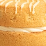 Gluten Free Lemon Drizzle Cake - Side View