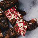 Postal brownies in a letterbox-friendly gift box, perfect for gifting
