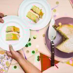 Gluten Free Victoria Sponge Cake - Whole Cake - Side View