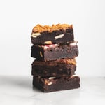 Mixed brownie stack