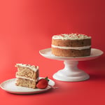 Strawberries & Cream Whole Cake & Slice