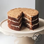 Apple Crumble Cake slice