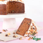 Vegan Carrot Cake Slice