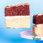 Vegan Millionaires Slice out of cake