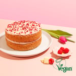 Vegan White Chocolate & Raspberry Whole Cake