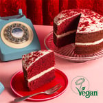 Vegan Red Velvet Slice out