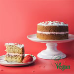 Vegan Strawberries & Cream with Slice
