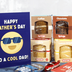 Fathers Day Baby Sponges with folded card