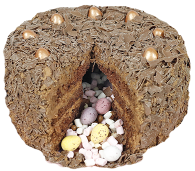 Easter Pinata Cake - Cutout