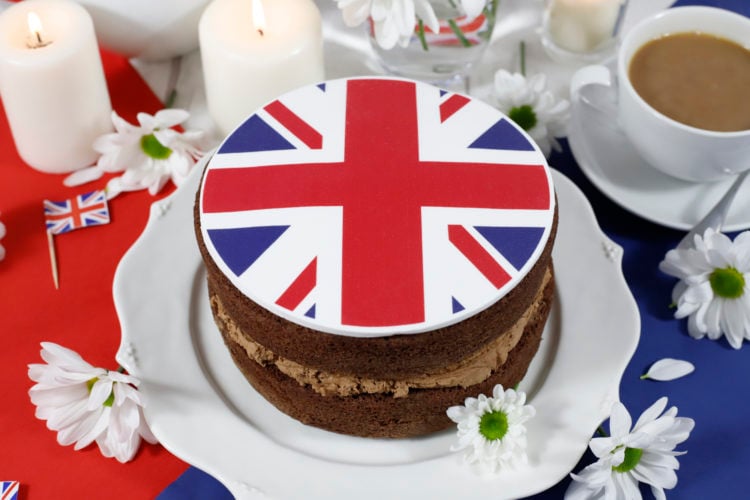 Union Jack Cake Topper