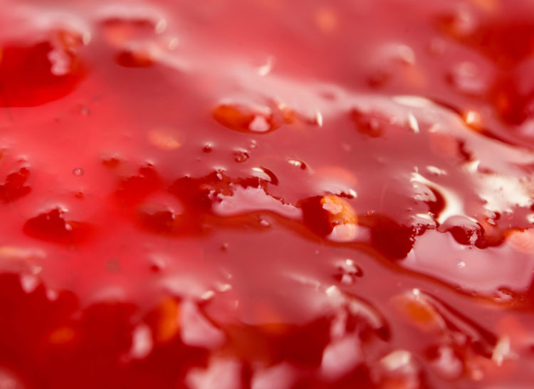 Raspberry Jam- close up
