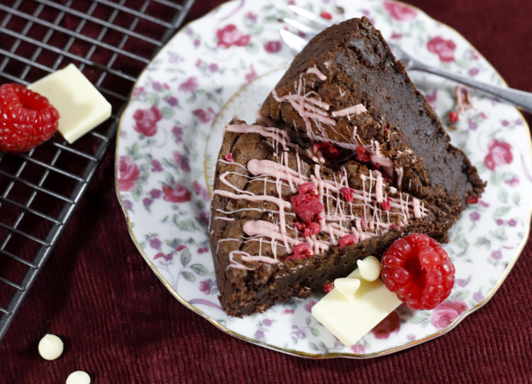 Raspberry & White Chocolate Brownie