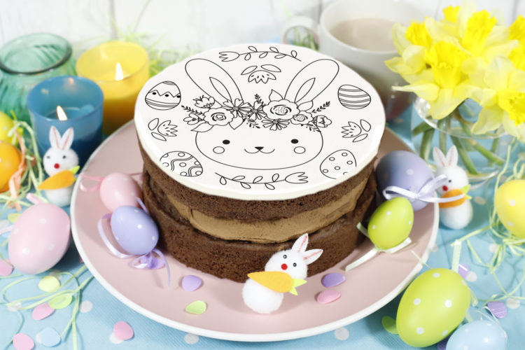 Easter Colouring Cake