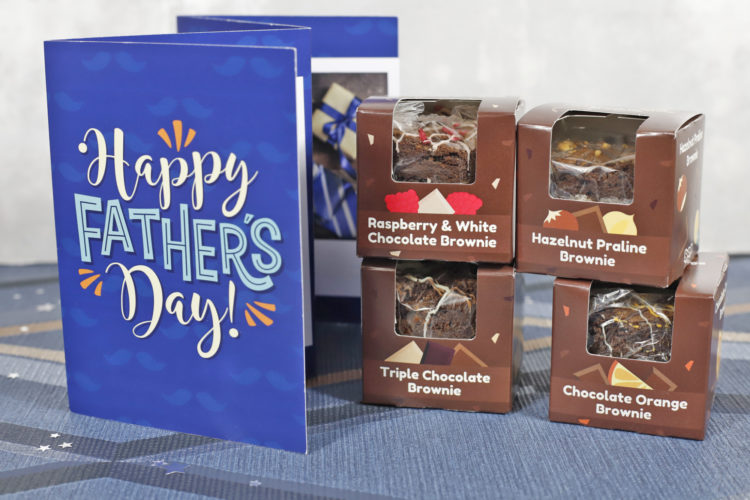 Father's Day Brownie Box with Concertina Card