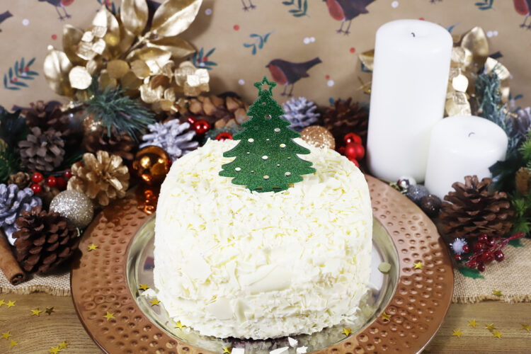 Red Velvet Snowball Cake