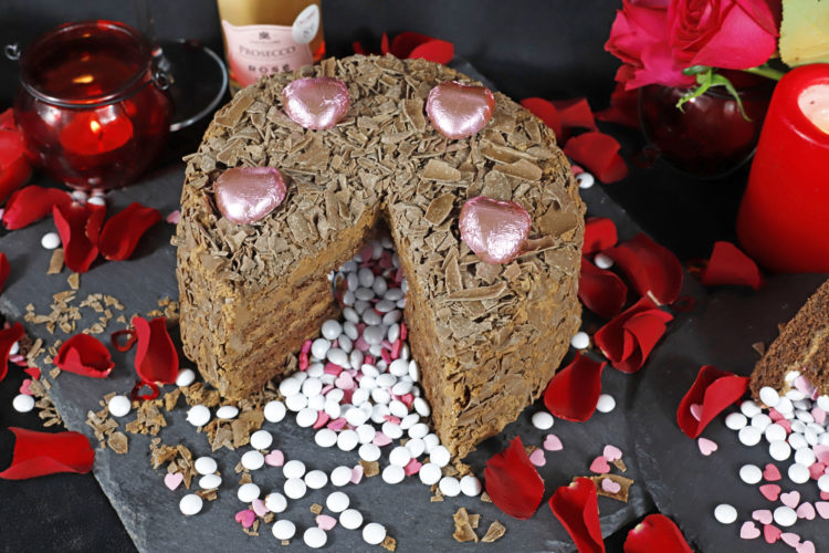 Valentine's Pinata Cake