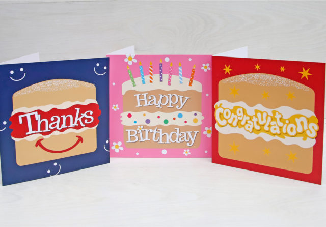 Personalised Greetings Cards for Cake Order