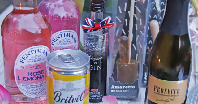 Personalised Birthday Cake Drinks