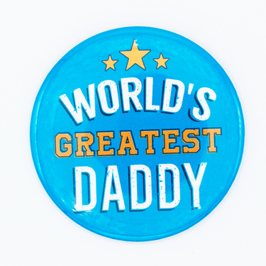 世界上最伟大的爸爸徽章