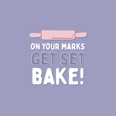 Topped cake illustration